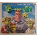 PLANET 51  -  Cartello sagomato   promo del film in DVD - USATO