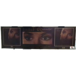 SINEAD  O' CONNOR   "I DO NOT WANT... "     vetrofania   promo dell' album  1990