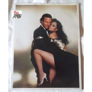 DIANA ROSS  e  JULIO IGLESIAS  -  foto promo  singolo   "ALL of YOU"    1984