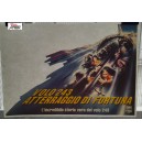 "VOLO  243  ATTERRAGGIO  DI  FORTUNA"    Vetrofania  promo  Film in Vhs  / 1990