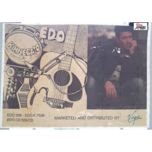 Edoardo BENNATO  "EDO RINNEGATO"    vetrofania   promo dell 'album  1990