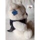 ORSETTO Applause in frac e rosa  rossa Peluche   anni  '80.  USATO  VINTAGE