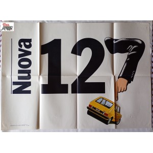 FIAT   NUOVA  127   poster   Usato - supplemento CIAO 2001  (68,0  X  50,0  cm.)