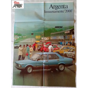 FIAT   ARGENTA  Lussuosamente   "2000"  -  poster  nuovo   (70,0  X  50,0  cm.)