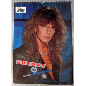 EUROPE calendario fotografico da muro   1989   (Nuovo)