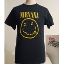 NIRVANA   - Smiley   /  T--shirt uomo nuova -     taglia:     M