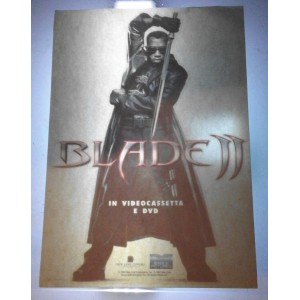 Vetrofania  pubblicitaria  del Film   "BLADE II "