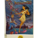 "POCAHONTAS"  -  Stampa a colori  Serigrafata del film della Walt Disney